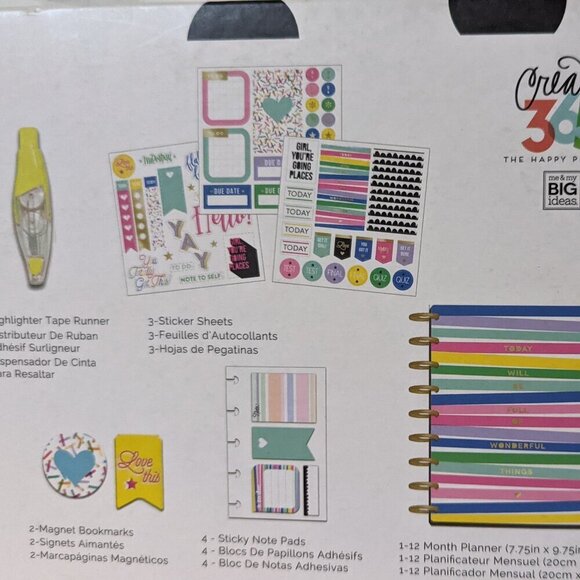 NWT Back to School Happy Planner Wonderful Classic Student Box Kit 2017 Outdated - Picture 8 of 10